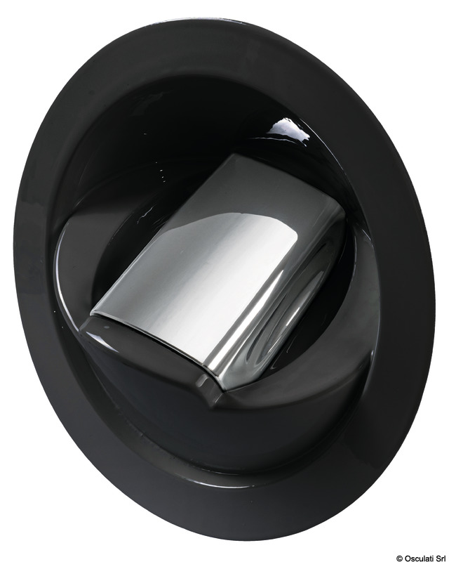 Saturn cold water shower vertical base black
