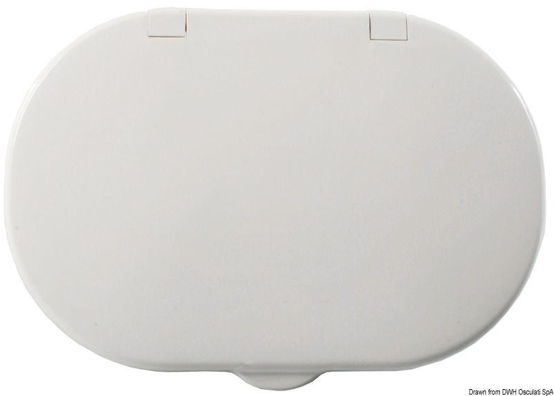 Oval neutral door white