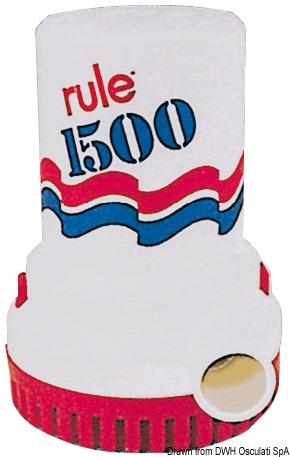 Rule 1500 submersible pump 12 V 4.8 A