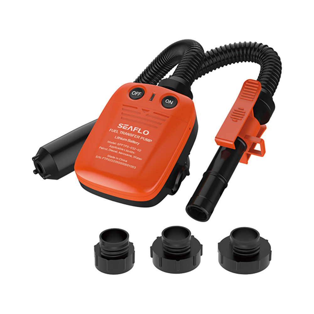 Battery powered liquid transfer pump 12l/min Lithium 3.7V Battery SEAFLO SFFTP5-032-02