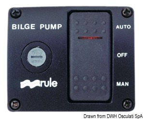 Rule DeLux switch for bilge pumps 24 V