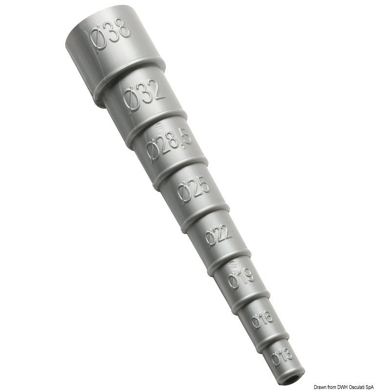 Universal hose adapter diam. 13 to 38 mm