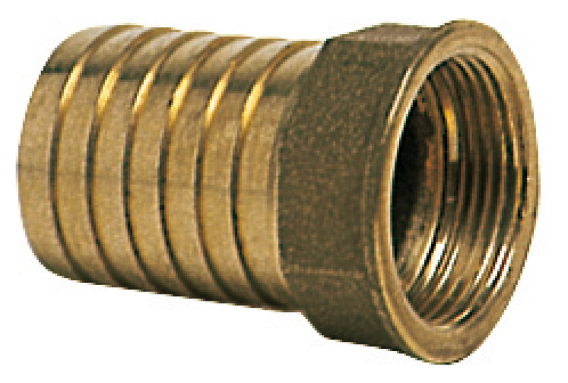 Cast brass female hose adaptor 1/4" x 13 mm