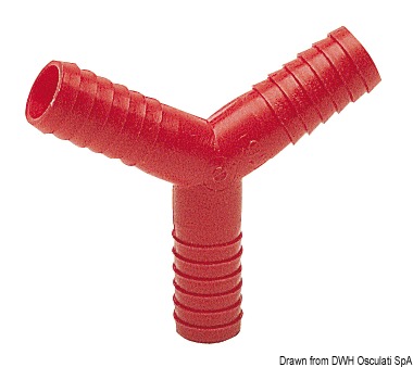 Nylon Y-fitting 14 mm