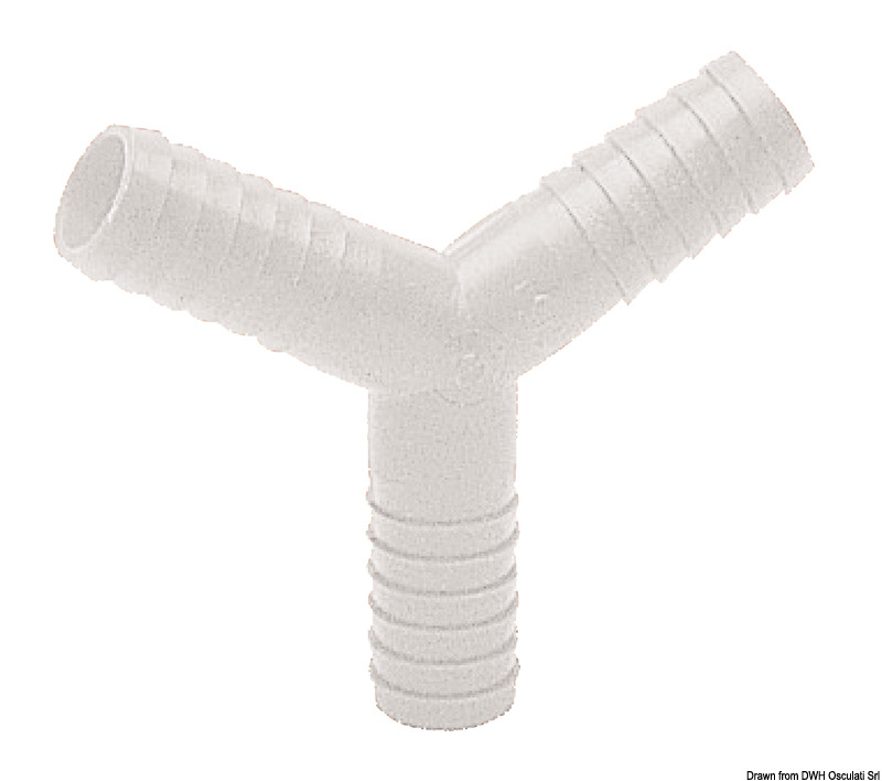 Nylon Y-fitting 16 mm