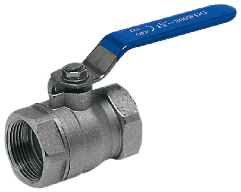 Ball valve chromed brass 2"