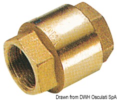 Brass check valve 1"1/4