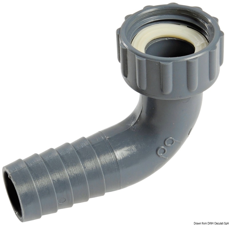Straight female hose adapter 3/8" x 12 mm