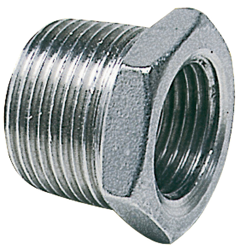 Male/female reducing pipe 2"1/2 x 2"