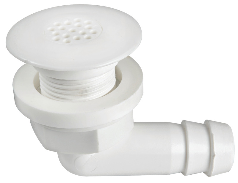 Shower nylon drainer w/filter 19 mm