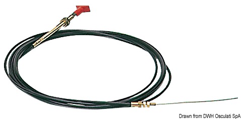 Cable f. flexible remote control 6 m