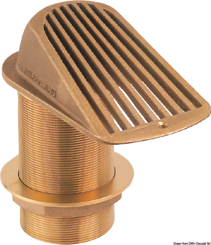 GUIDI Series 2000 bronze thru-hull strainer 1"1/4