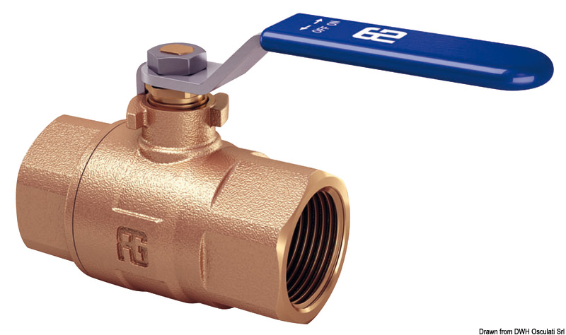GUIDI bronze F-F ball valve full flow 3/4"