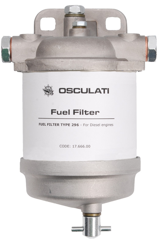 Diesel filter CAV 296 w/water drain
