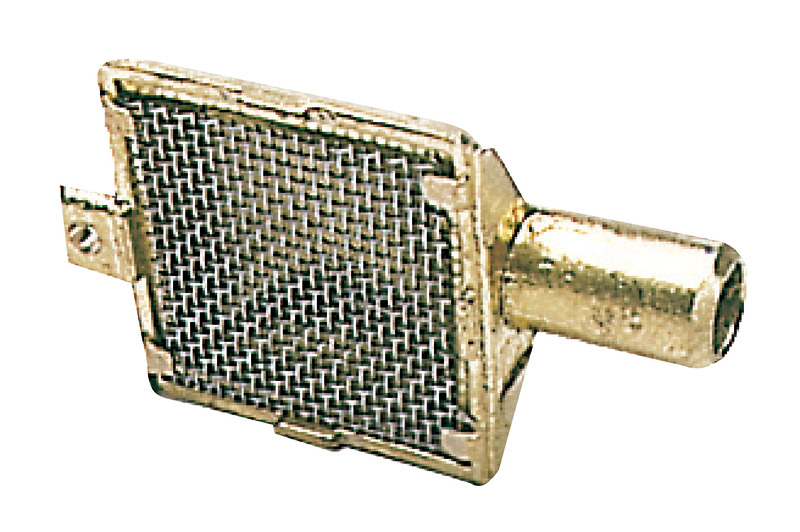 Horizontal suction strainer marine brass
