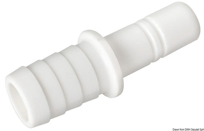Cylindrical straight fitting for 20mm-hose