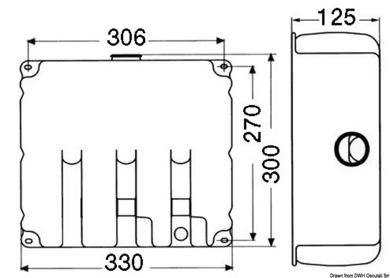 Window cleaning system 9.7 l 2 pumps 12 V
