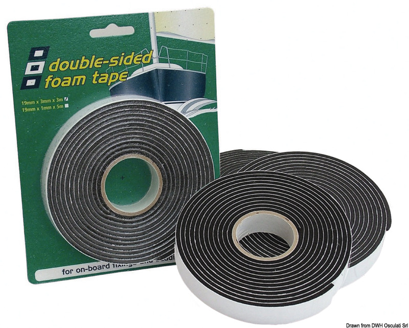 PSP MARINE double-sided PVC tape 3 x 19 mm