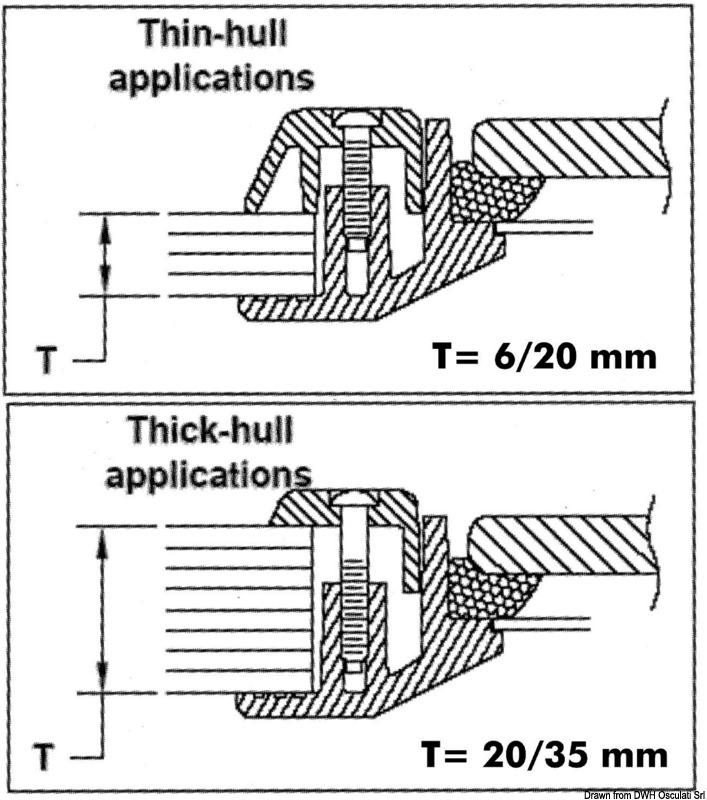BOMAR Flagship oval hatch 141 x 357 mm