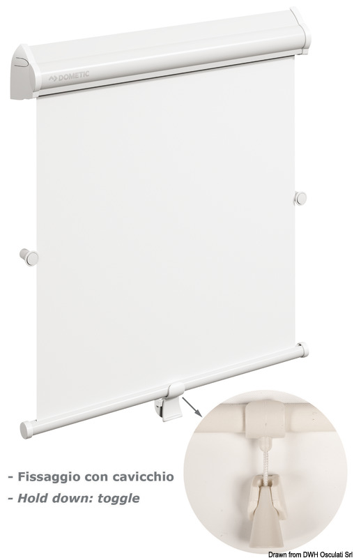 Oceanair Hatch Shade roller blind 556 x 600 W