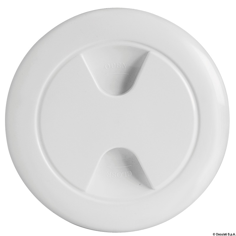 Inspection hatch white polypropylene 152 mm