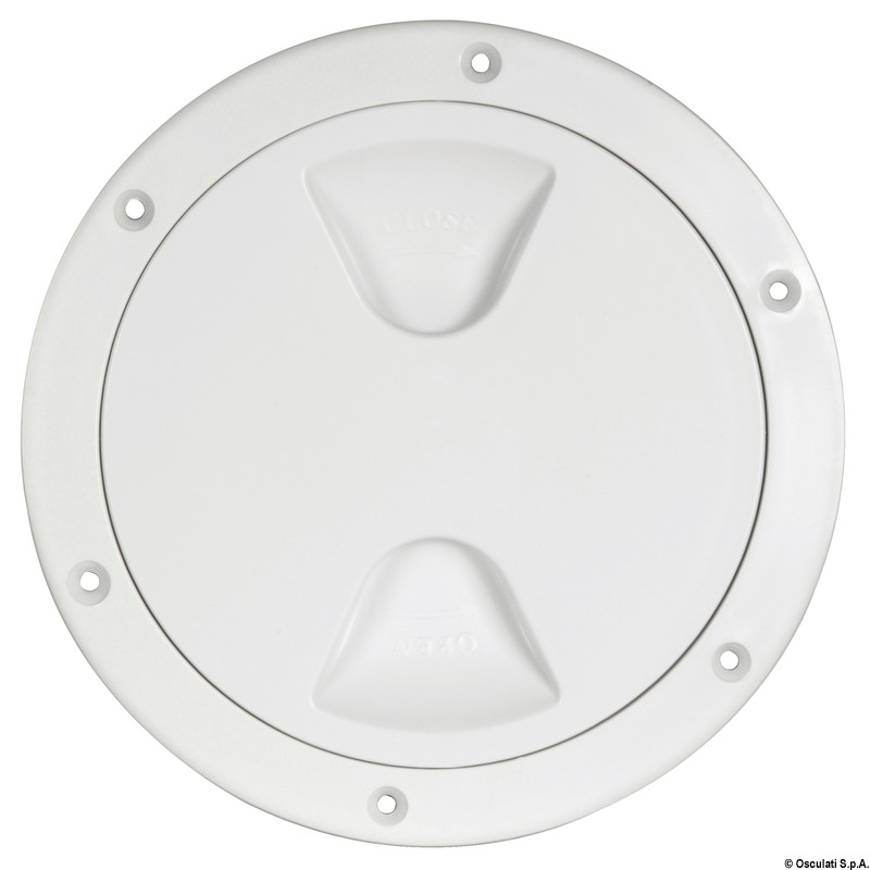 Inspection hatch screw lock white 152 mm