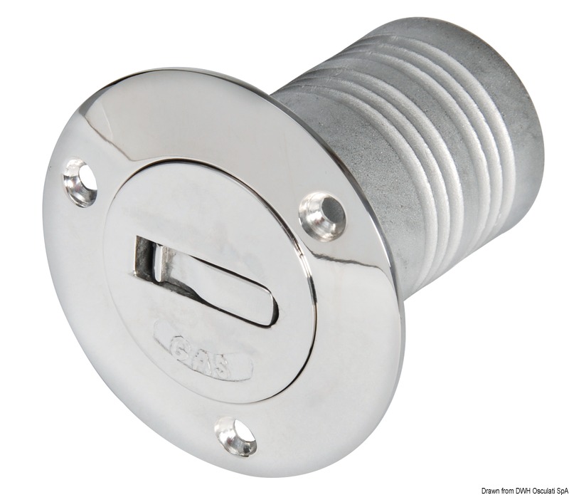 Chromed brass deck plug DIESEL 50 mm