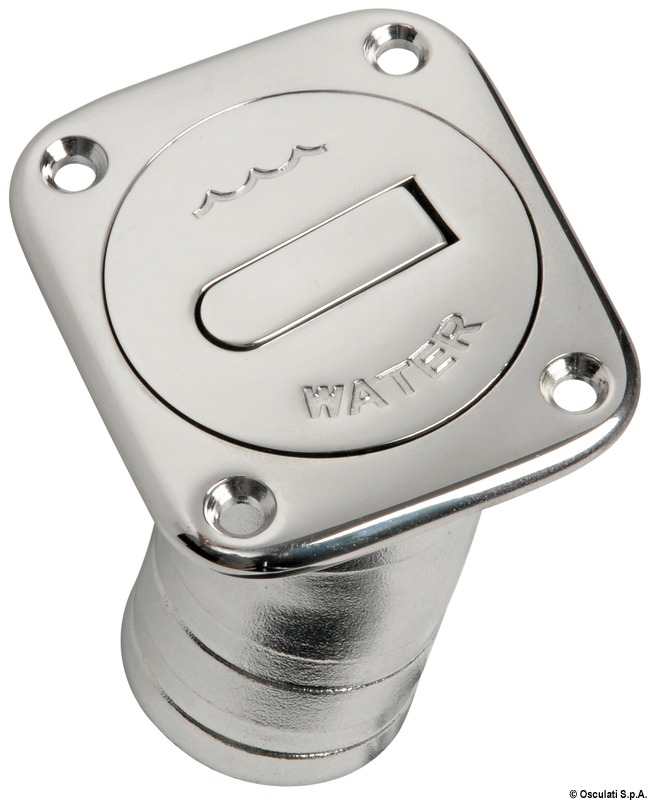 Square Waste deck filler short version 38 mm