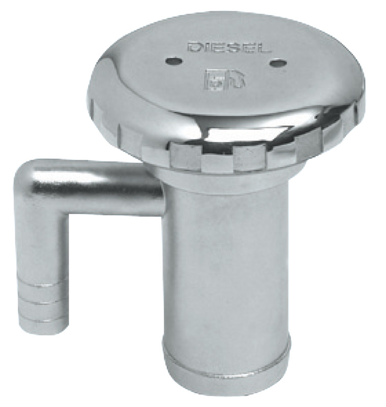 DIESEL plug mirror polished AISI316 w/vent 38 mm