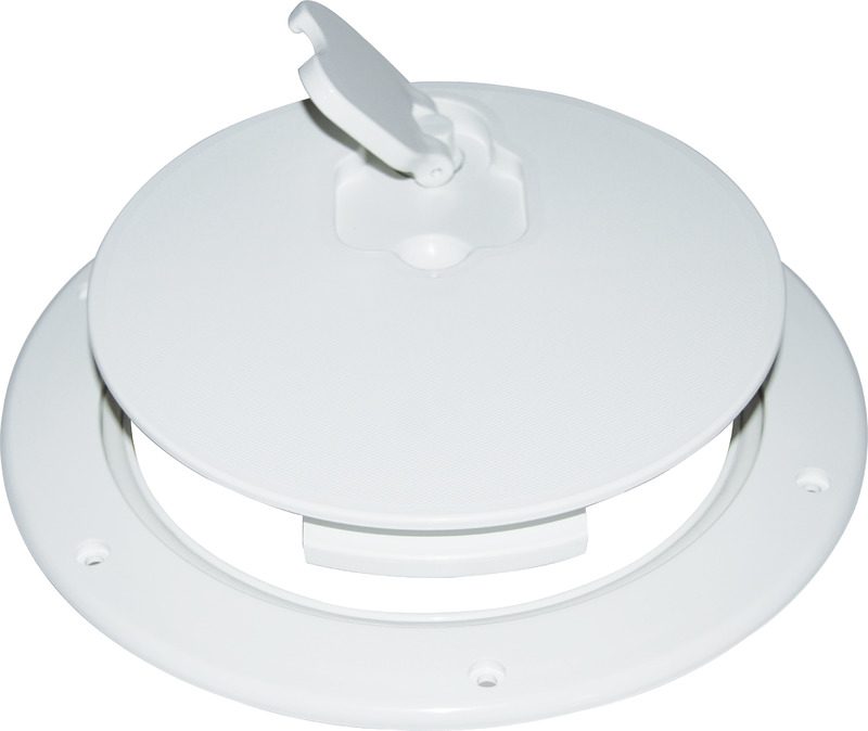 Inspection hatch w/cover white 265 x 215 mm