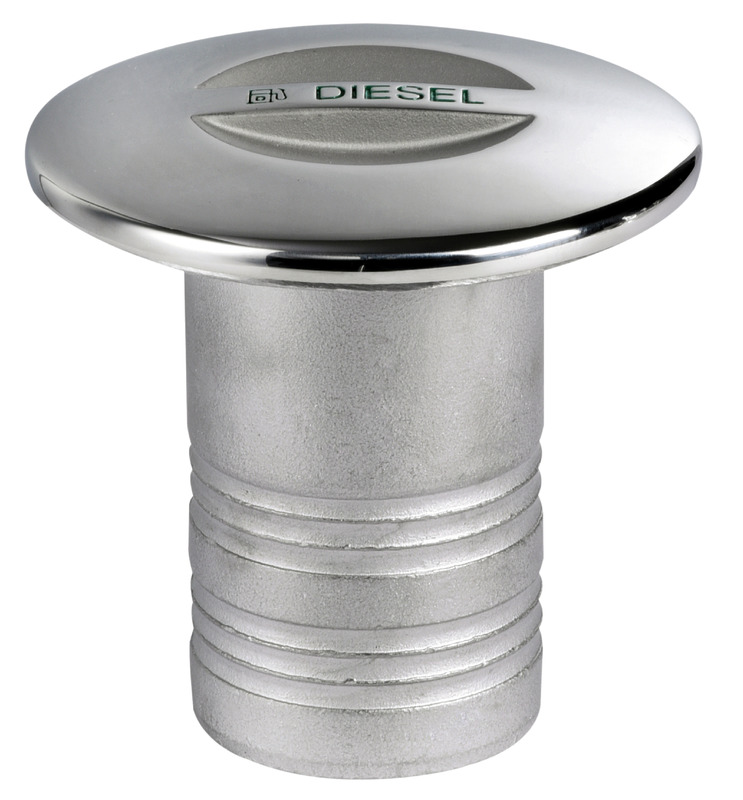 DIESEL deck plug cast mirror polished AISI316 50mm