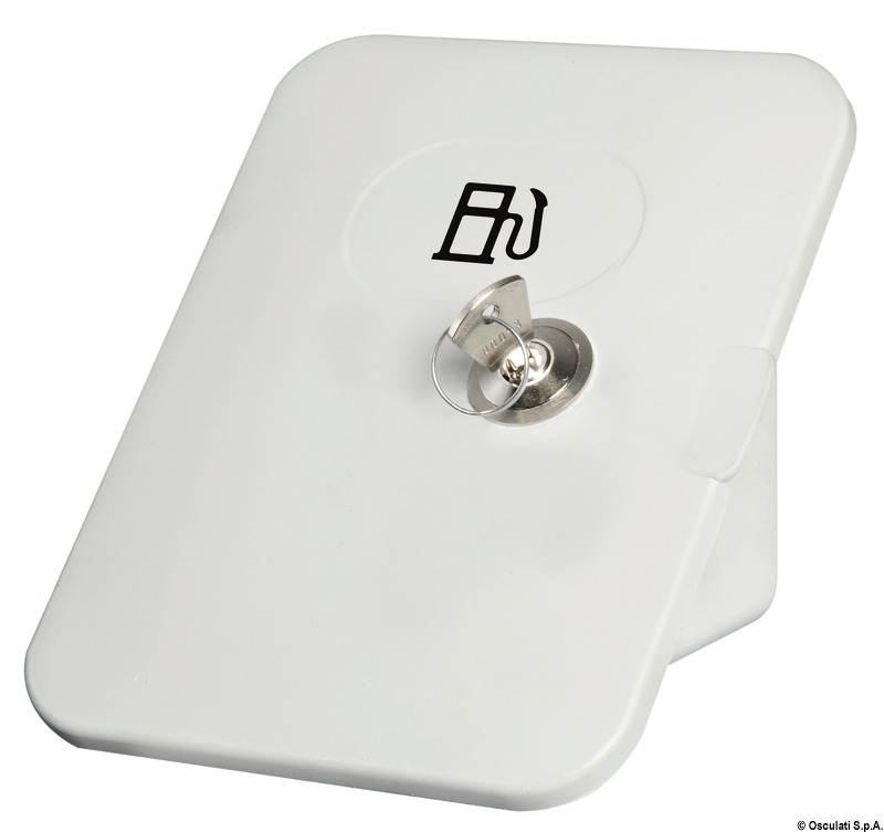 Fuel built-in compartment with lock