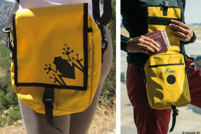 Amphibious Frog messenger bags 2.6 l black