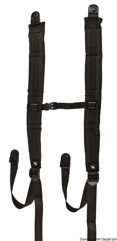 Amphibious padded shoulder straps for Cargo