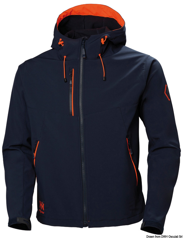 HH Chelsea Evo Hooded Softshell navy blue M