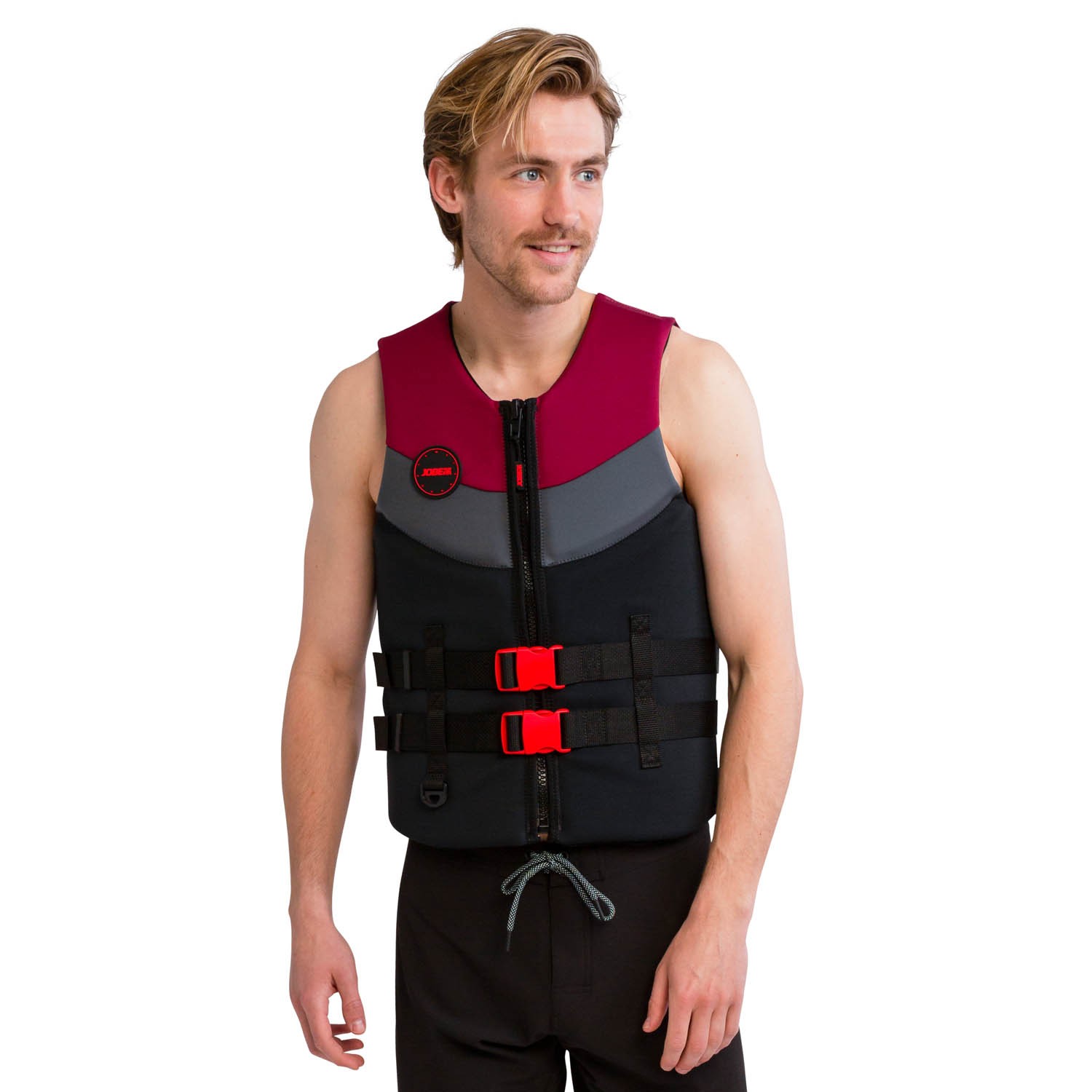 Neoprene Vest Men Burgundy Red 50N Size XL