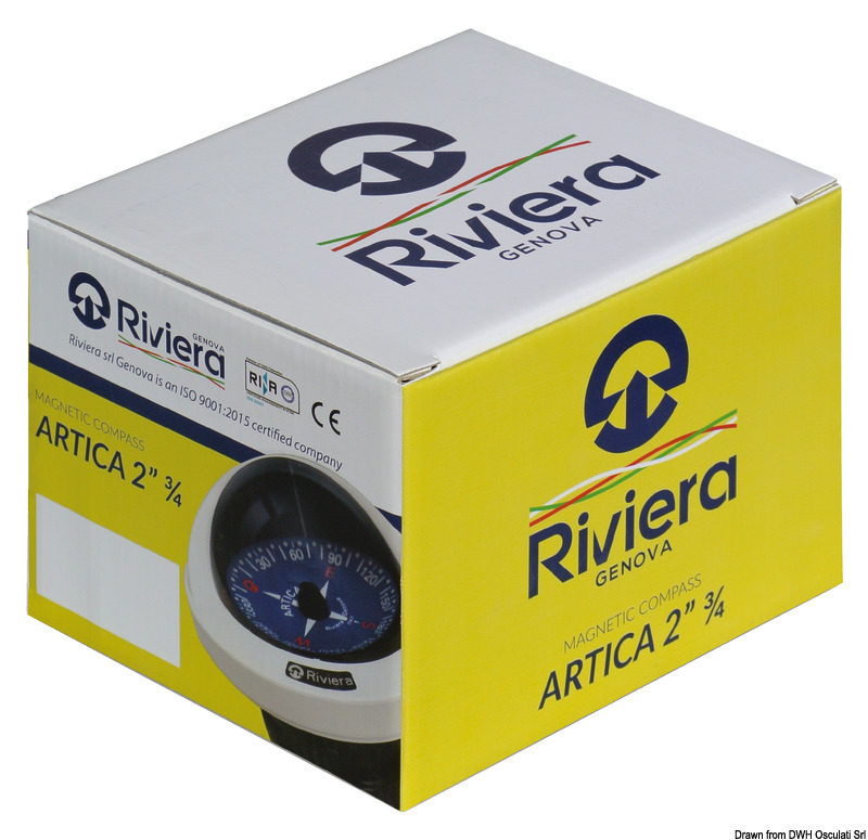 RIVIERA Vega BA2 compass w/ black rose