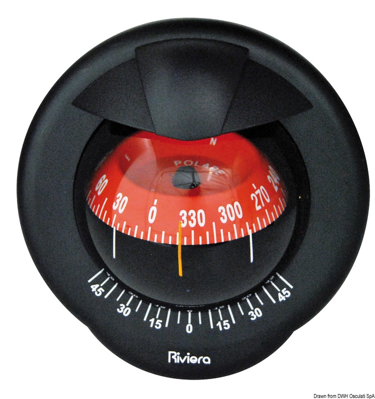 RIVIERA Pegasus compass 4" black/red