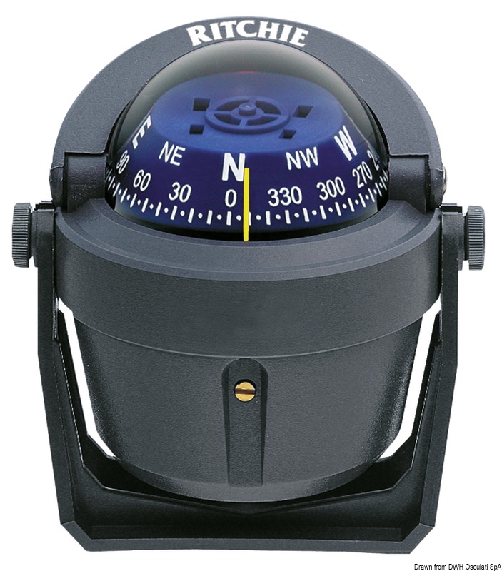 RITCHIE Explorer compass bracket 2"3/4 grey/blue