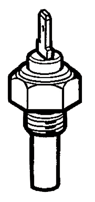 Oil temperature sensor 70-120° insulated poles