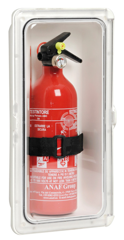 Extinguisher compartment with door 183x364 mm