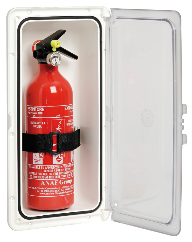 Extinguisher compartment with door 183x364 mm