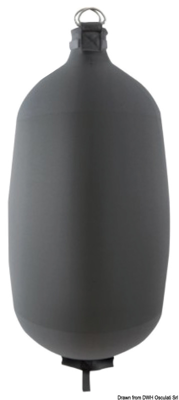 FENDERTEX C124 inflatable fender dark grey