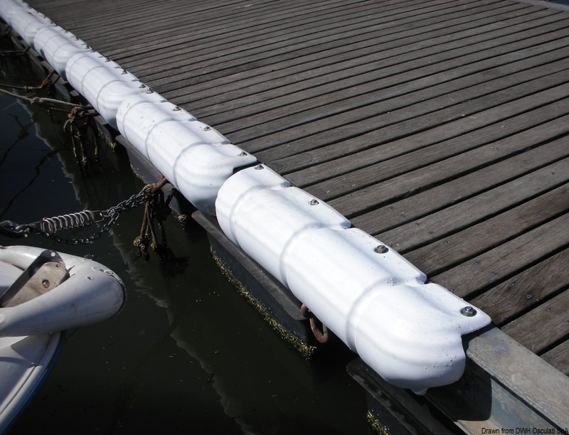 Bigfender marina and pile fender blue 900 mm