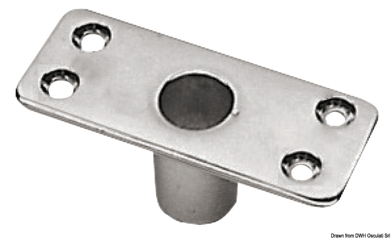Socket f. rowlock 60x35 mm