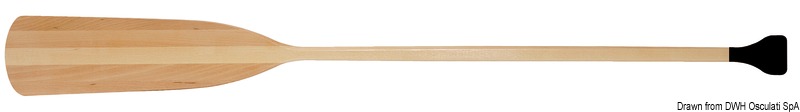 Laminated wood paddle 160 cm