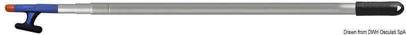 Professional boat hook telescopic 150-382cm - Tube Ø mm 25/29/32 