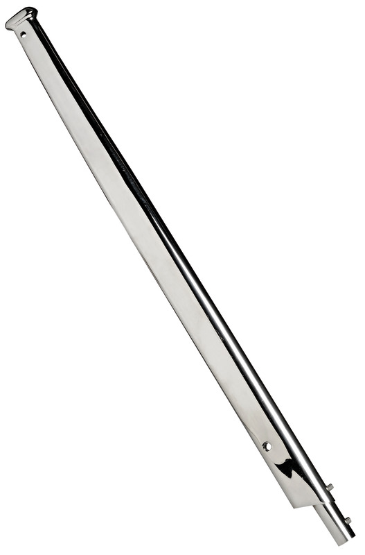 Mirror polished AISI316 flagstaff  wing-shape900mm