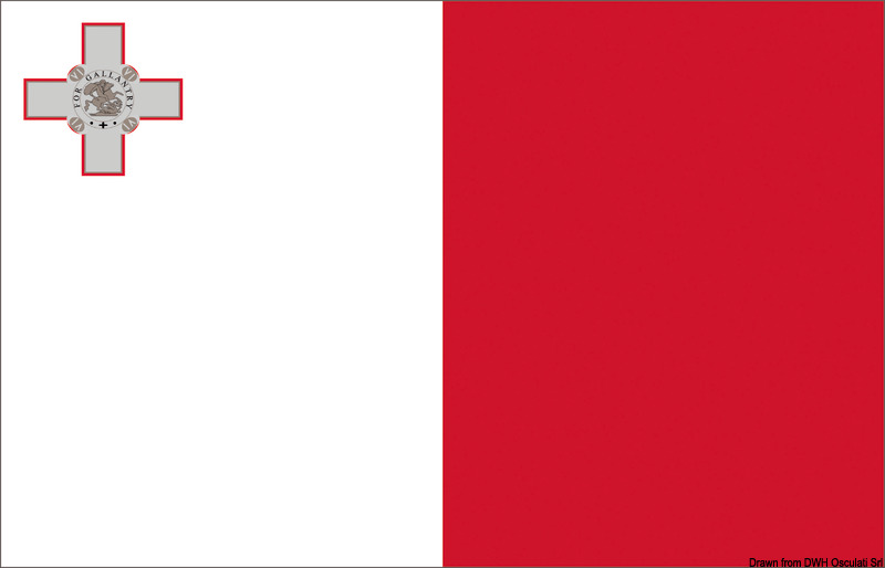 Flag Malta 30 x 45 cm