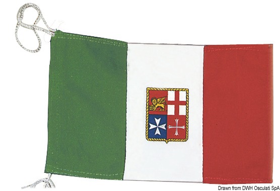 Italian ensign merchant navy 80 x 120 cm